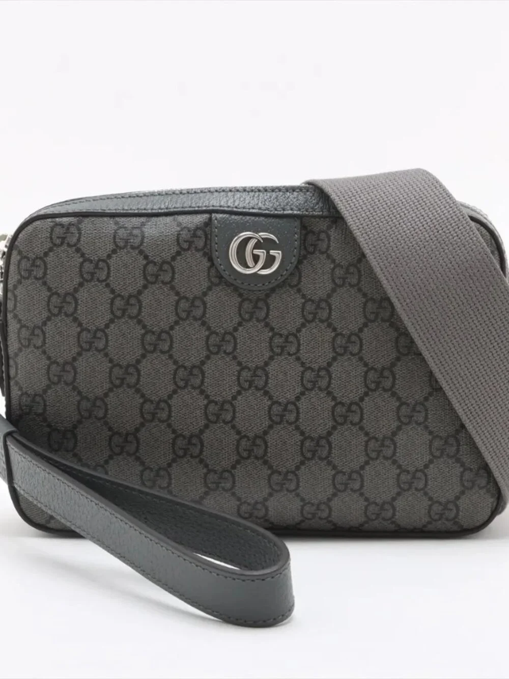 Gucci Ophidia GG Supreme Gray Shoulder Bag 699439